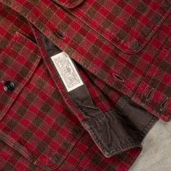 RRL Highway Longsleeve Sport Shirt Red Black