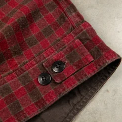 RRL Highway Longsleeve Sport Shirt Red Black