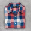 RRL Lee Shirt RL-704 Red Indigo