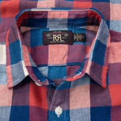 RRL Lee Shirt RL-704 Red Indigo