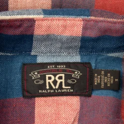 RRL Lee Shirt RL-704 Red Indigo