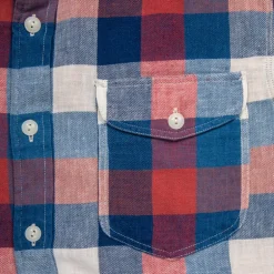 RRL Lee Shirt RL-704 Red Indigo