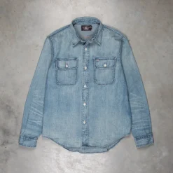 RRL Lot.93 Denim Shirt Clearfield Wash