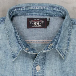 RRL Lot.93 Denim Shirt Clearfield Wash