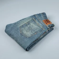 RRL Low Straight Selvedge Twill Odessa Wash