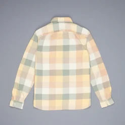 RRL Matlock Sportshirt Cotton Twill Plaid Yellow Green