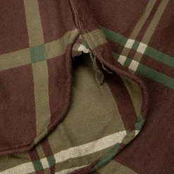RRL Matlock Workshirt Horse Blanket Plaid Jacquard Brown Olive