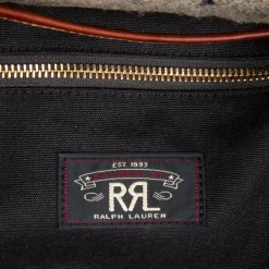 RRL New Riley backpack plaid grey black red green brown