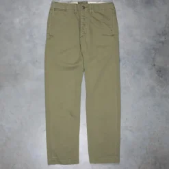 RRL Officer´s Chino Piece Dye Right Hand Twill Olive