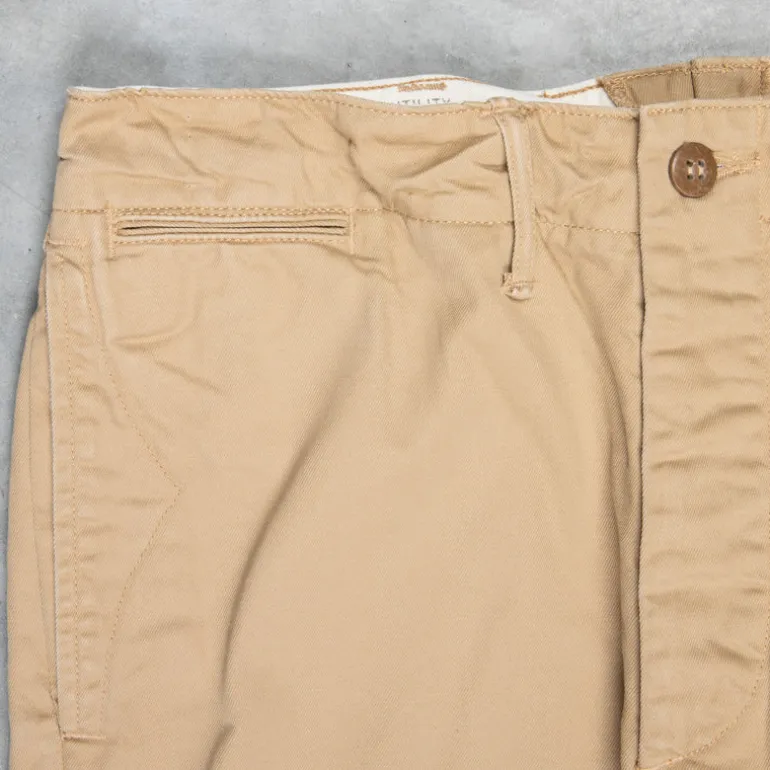 RRL Officer´s flat pant new military khaki