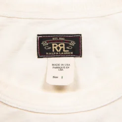 RRL 2-Pack Pocket T-Shirts Dyed White