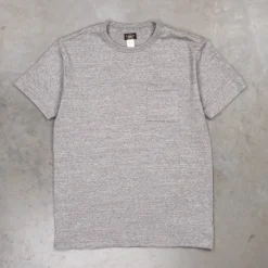 RRL 2-Pack Pocket T-Shirts Heather Grey