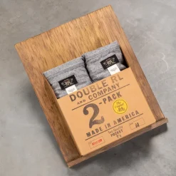 RRL 2-Pack Pocket T-Shirts Heather Grey