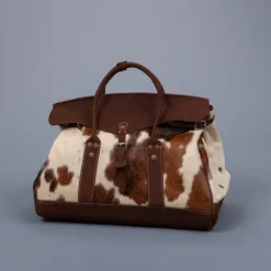 RRL Pecos Haircalf Overnight Bag