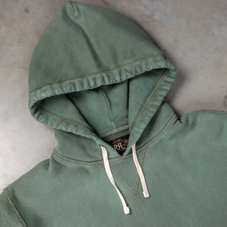 RRL PO Hoodie Collegiate Green