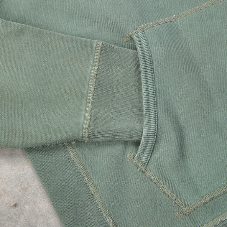 RRL PO Hoodie Collegiate Green