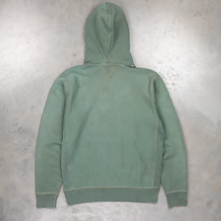RRL PO Hoodie Collegiate Green