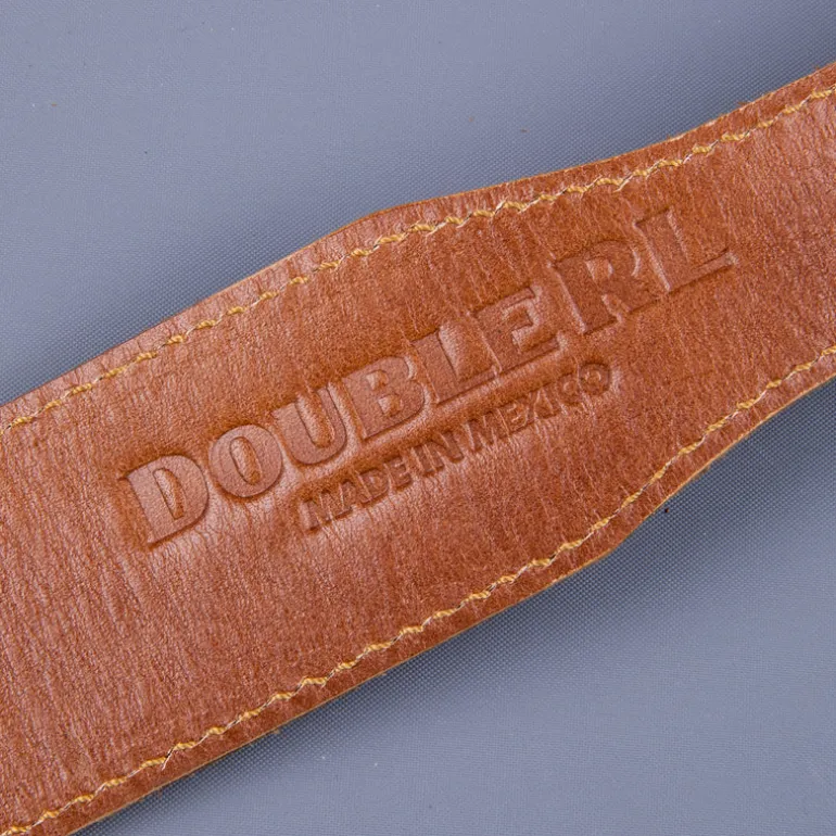 RRL Ranch Belt Light Java Roughout Suede