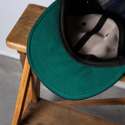 RRL 1930's Wool Ball Cap Navy Flannel