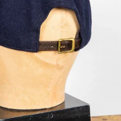 RRL 1930's Wool Ball Cap Navy Flannel