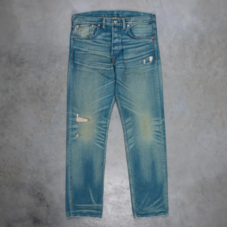 RRL Slim Fit Jeans Ridgeway Wash