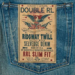 RRL Slim Fit Jeans Ridgeway Wash