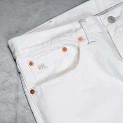 RRL Slim Fit Jeans Whitestone Wash