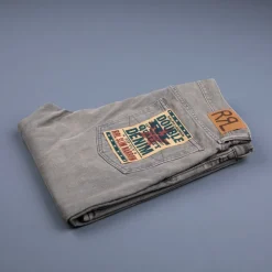 RRL Slim Narrow Cloudy Grey Wash