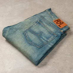 RRL Straight Leg Jeans Milner Wash