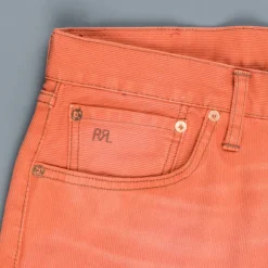 RRL Straight Leg Pant Bedford Faded Coral