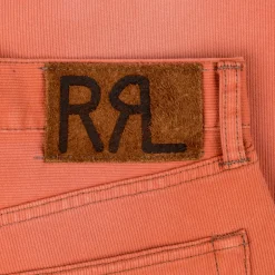 RRL Straight Leg Pant Bedford Faded Coral