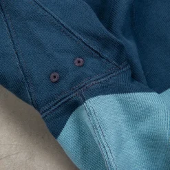 RRL Striped Jersey Rugby Shirt Indigo