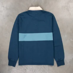 RRL Striped Jersey Rugby Shirt Indigo