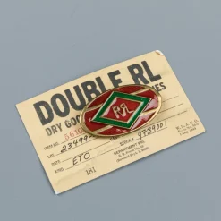 RRL Western Brass Pin Red and Green