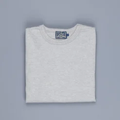 Studio D'Artisan 9938 Suvin Gold Loopwheel LS Tee Grey