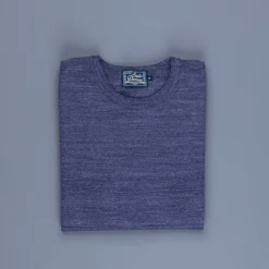 Studio D'Artisan 9938 Suvin Gold Loopwheel LS Tee Navy