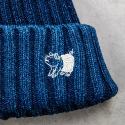 Studio D'Artisan 7481 Watch Cap Light Indigo