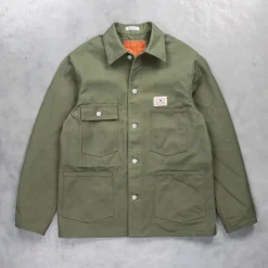 Studio D'Artisan Canvas Duck Jacket Army Green