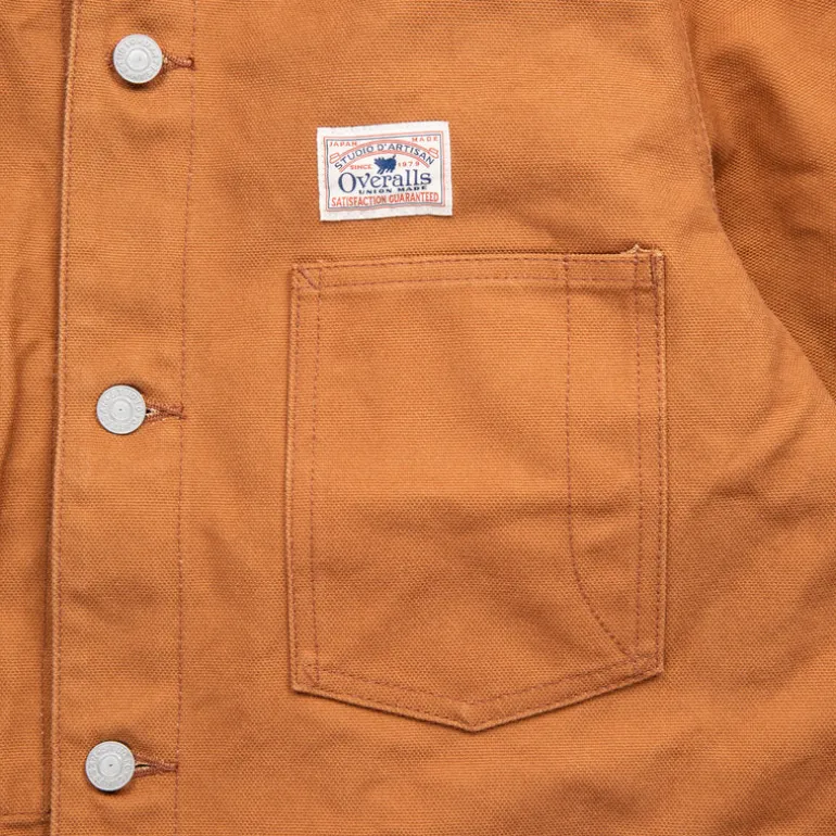 Studio D'Artisan Canvas Duck Jacket Brown