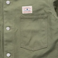 Studio D'Artisan Canvas Duck Jacket Army Green
