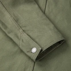 Studio D'Artisan Canvas Duck Jacket Army Green