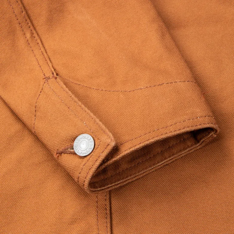 Studio D'Artisan Canvas Duck Jacket Brown