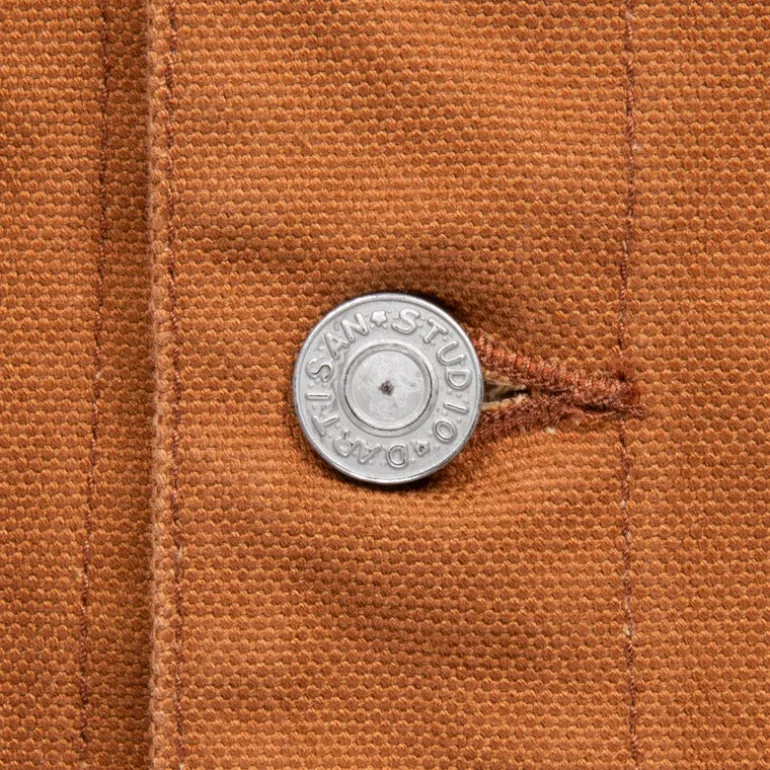 Studio D'Artisan Canvas Duck Jacket Brown