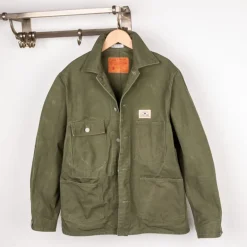 Studio D'Artisan Canvas Duck Jacket Army Green