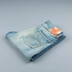 Studio D'Artisan D1822UM High Rise Tapered Fit jeans used wash