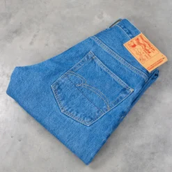 Studio D'Artisan FB-909 High Rise Tapered 14 Oz Denim Bleach