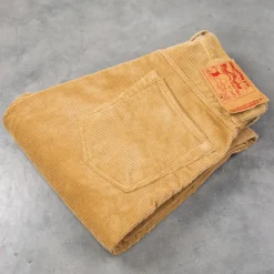 Studio D'Artisan FB-909 High Rise Tapered 9-Wale Corduroy Beige