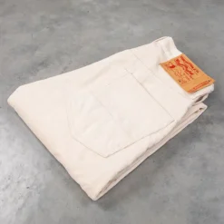 Studio D'Artisan FB-909 High Rise Tapered 13-Wale Corduroy Ivory