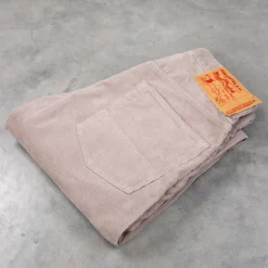 Studio D'Artisan FB-909 High Rise Tapered 13-Wale Corduroy Grey