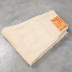 Studio D'Artisan FB-909 High Rise Tapered 13-Wale Corduroy L.Beige